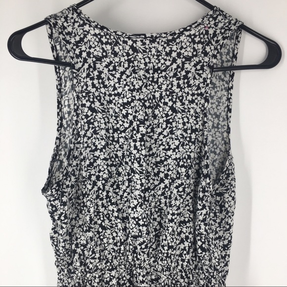 NEEDLE & THREAD Black White Floral Dress Size L - Picture 5 of 8